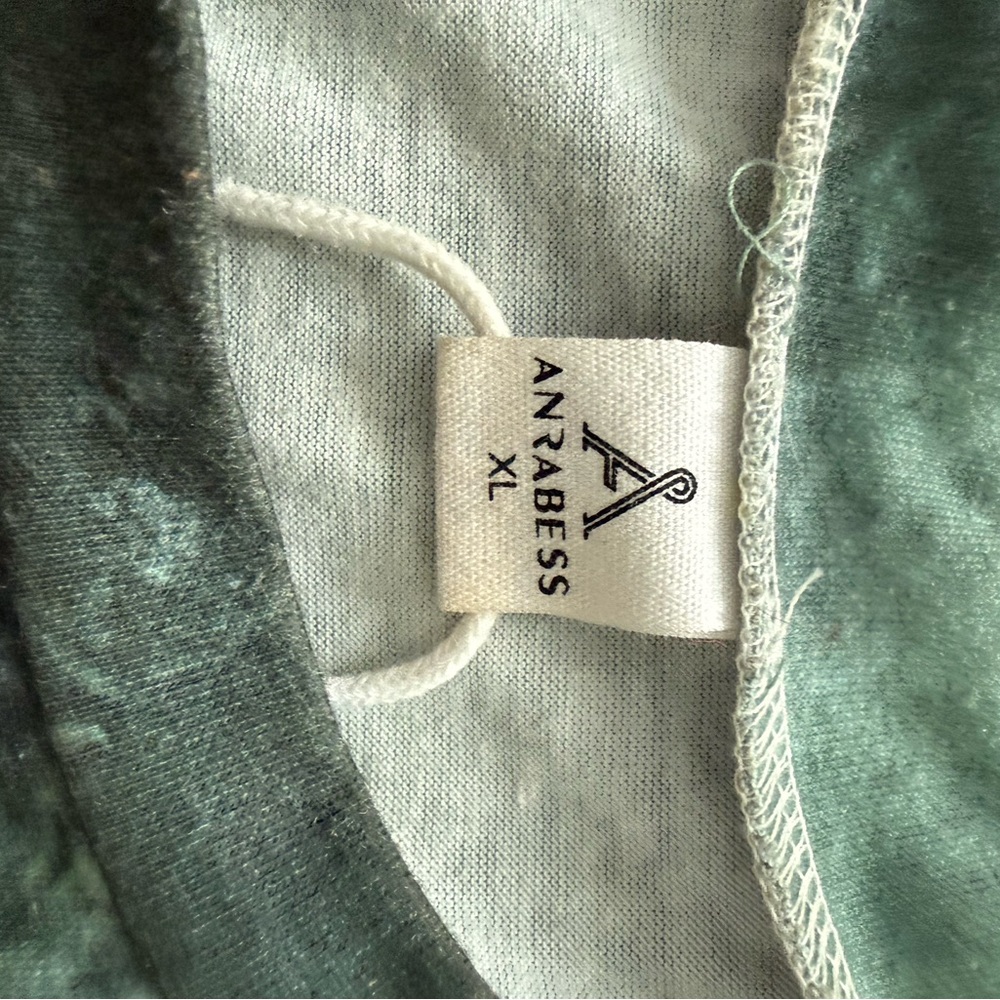 ANRABESS Tie-Dye Green Maxi Dress - Picture 5 of 5